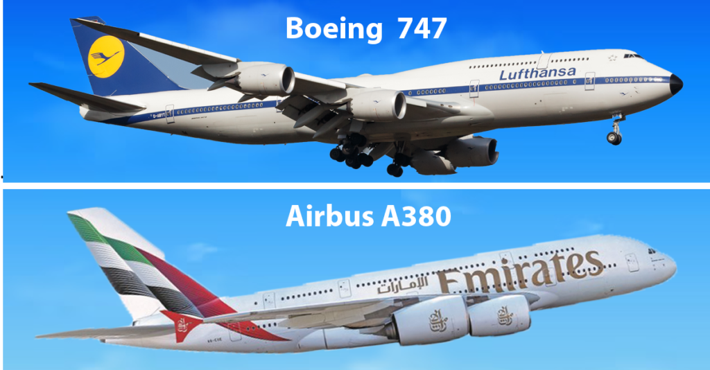 Airbus A380 Vs Boeing 747
