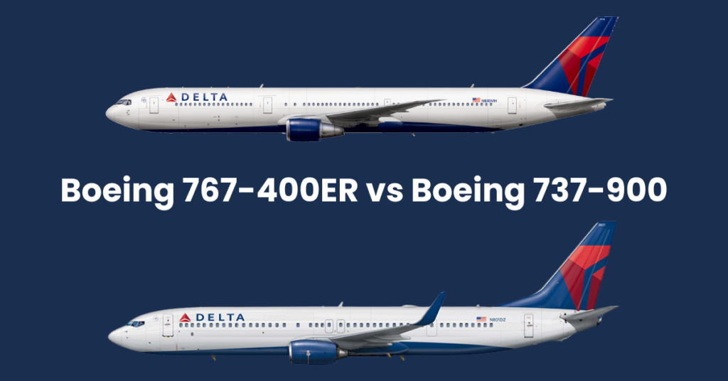 Boeing 767-400ER vs Boeing 737-900