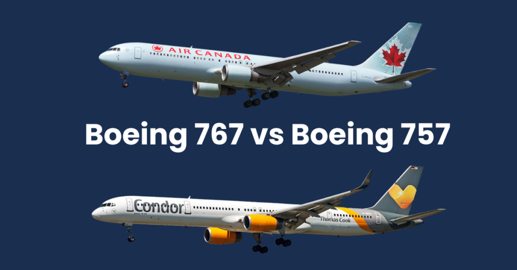 Boeing 767 vs 757 | Design, Comfort & Passenger Capacity 2 Boeing 767 vs Boeing 757