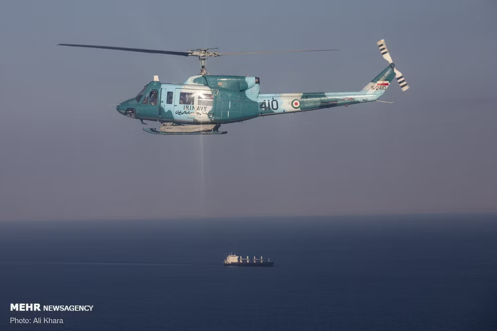 Iran President plane Bell 212 Helicopter